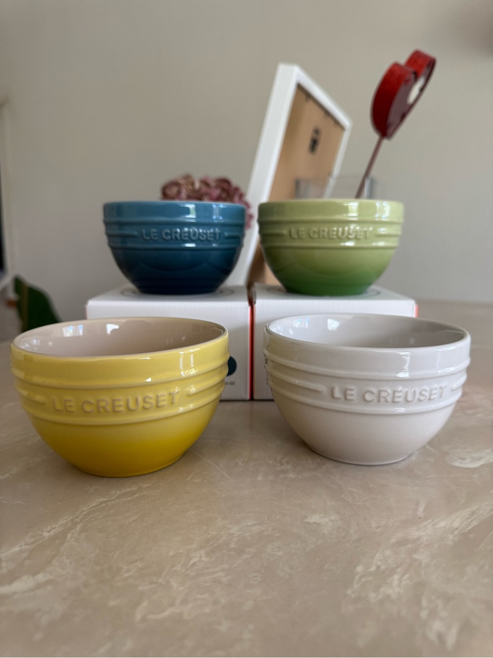 *Hard to Find* Le Creuset Rice Bowls Set of 4
